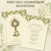 Traditionele katholieke Heilige Communie Bloemen