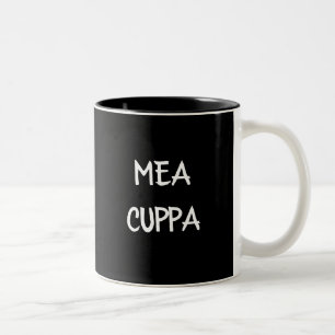 Traditionele katholieke Latijnse gemiddelde Cuppa Tweekleurige Koffiemok