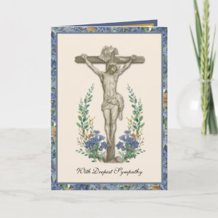 Traditionele katholieke troostrooskrans crucifix k kaart