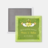Traditionele Keltische Theme Weddenschap sparen de Magneet (Voorkant / Achterkant)