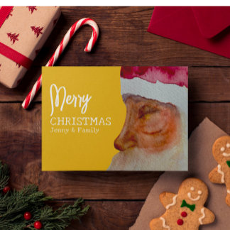 Traditionele kerst feestdagen kaart