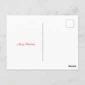  traditionele kerst Kaart Santa Reindeer (Achterkant)