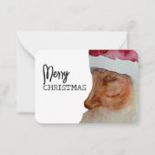 Traditionele kerst notitiekaartje (Voorkant)