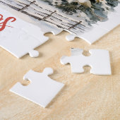 Traditionele kerst op het Boerderij Vakantie Citat Legpuzzel (Zijkant)