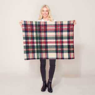 Traditionele Kerst Plaid Nostalgische Tartan Cadea Fleece Deken