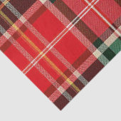 Traditionele Kerst Plaid Tissuepapier (Detail)