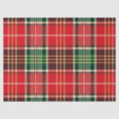 Traditionele Kerst Plaid Tissuepapier (Voorkant)