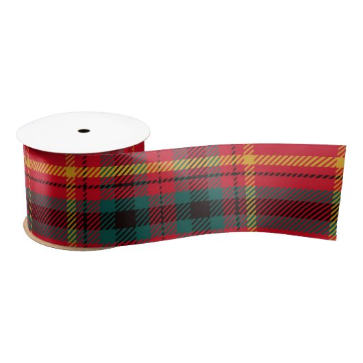Traditionele Kerst Rood en Groen Plaid Lint (Spoel)