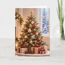 Traditionele Kerstboom Prettig Kerstfeest