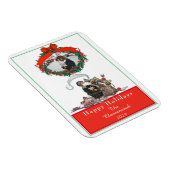 Traditionele kerstfeestdag voor  kerstfeestdagen magneet (Rechterzijde)