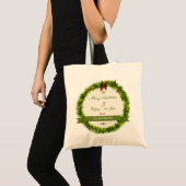 Traditionele kerstfoto tote bag (Voorkant (product))