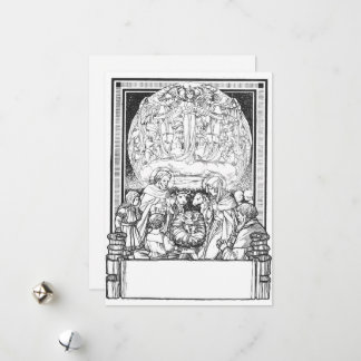 Traditionele kerstkaart