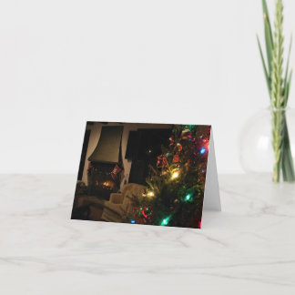 traditionele kerstkaart bedankkaart