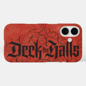 Traditionele kerstkalligrafie - Dek de zalen Case-Mate iPhone Case (Achterkant (horizontaal))