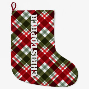 Traditionele kerstkous grote kerstsok