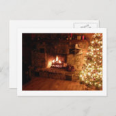 TRADITIONELE KERSTMIS FEESTDAGENKAART (Voorkant / Achterkant)