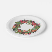 Traditionele kerstpapier Borden Papieren Bordje (Gekanteld)