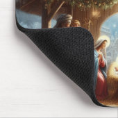 Traditionele kerststal muismat (Hoek)