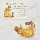 Traditionele kinderkleding,  spoeling visitekaartje (Voorkant / Achterkant)