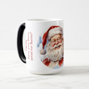 Traditionele klassieke illustratie van Kerstman le Magische Mok