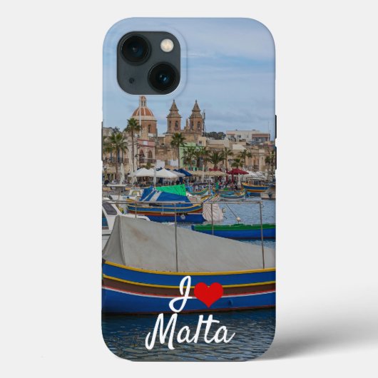 Traditionele kleurrijke vissersboten op Malta Case-Mate iPhone Case (Achterkant)