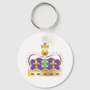 Traditionele koninklijke kroon sleutelhanger