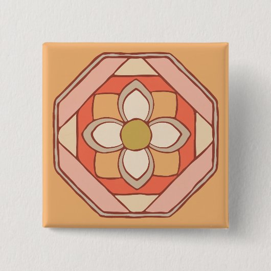 Traditionele Koreaanse Button voor patroonkunst (Voorkant)