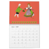 Traditionele kostuum van Franche-Comté Kalender (Mar 2027)