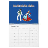 Traditionele kostuum van Franche-Comté Kalender (Jan 2027)