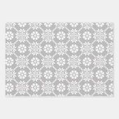 Traditionele Letse grijze zon Auseklis Saulite Inpakpapier Vel (Voorkant)