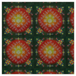 Traditionele Letse volkskunst met symbolen schilde Stof