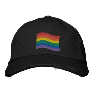 Traditionele LGBTQ+ Pride Flag Geborduurde Pet