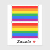 Traditionele LGBTQIA+ Pride Flag Sticker (Vel)