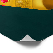 Traditionele Libische gouden accessoires kunst aan Poster (Hoek)