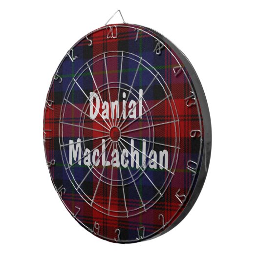 Traditionele MacLachlan speldenraad Dartbord (Voorkant Rechts)