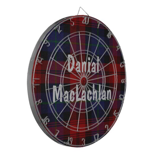 Traditionele MacLachlan speldenraad Dartbord (Voorkant Links)