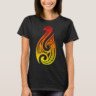 Traditionele Maori Hei matau haak T-shirt