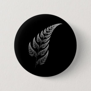 Traditionele Maori-stam-tatoeage. Nieuw-Zeeland. A Ronde Button 5,7 Cm
