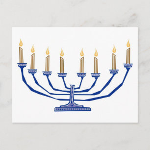 Traditionele Menorah Briefkaart