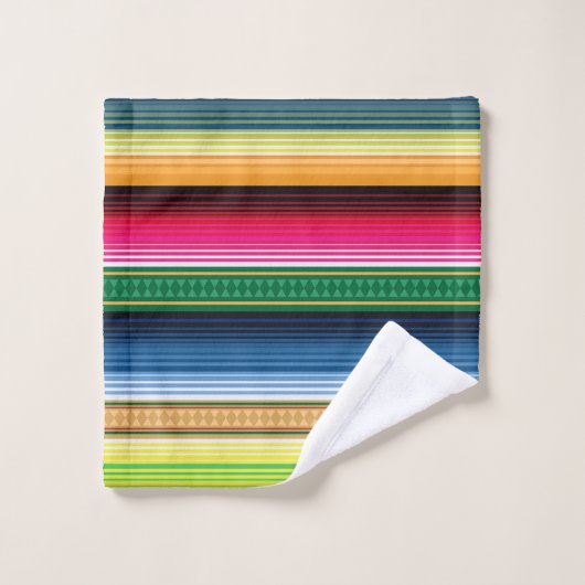 Traditionele Mexicaanse Blanket Serape Washandje (Wasdoekje)