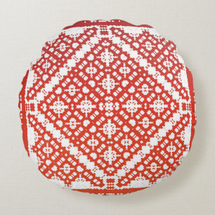 Traditionele mexicaanse talavera. Modern ontwerp Rond Kussen