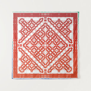 Traditionele  mexicaanse talavera. Modern ontwerp Wandkleed