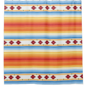 Traditionele Mexicaanse tapebanket Douchegordijn