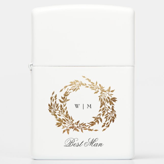 Traditionele Monogram Crest Classic Elegante Bruil (Voorkant)