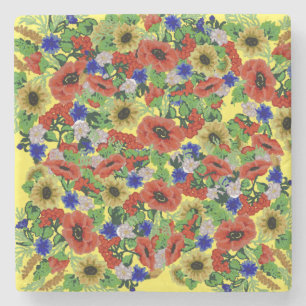 Traditionele Motif, Roemeens traditioneel Motif T- Stenen Onderzetter