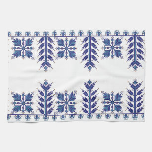 Traditionele Motif, Roemeens traditioneel Motif T- Theedoek