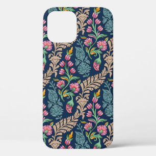 Traditionele Mughal Allover Designart, patroon, fl iPhone 12 Hoesje