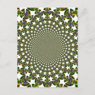 Traditionele naadloze haaien briefkaart