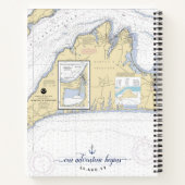 Traditionele Nautical Wedding Planning + Organiser Notitieboek (Achterkant)