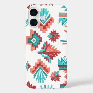 TRADITIONELE NAVAJO INDIANSE KUNST iPhone 16 HOESJE